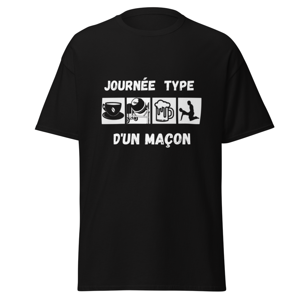 T-SHIRT MAÇON JOURNÉE TYPE