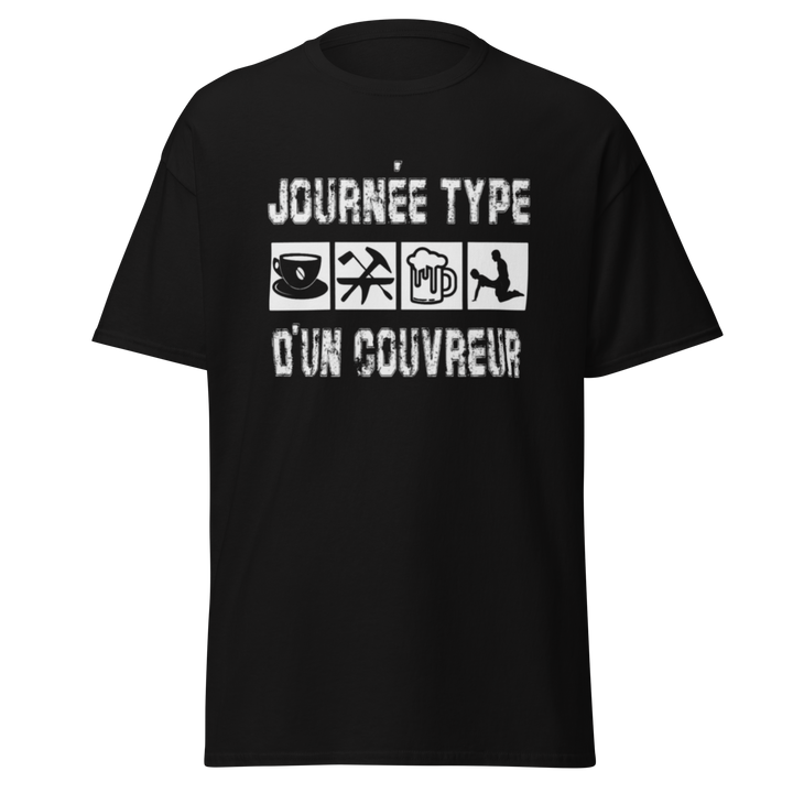 T-SHIRT COUVREUR JOURNÉE TYPE
