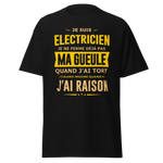 T-SHIRT JE SUIS ÉLECTRICIEN