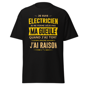 T-SHIRT JE SUIS ÉLECTRICIEN