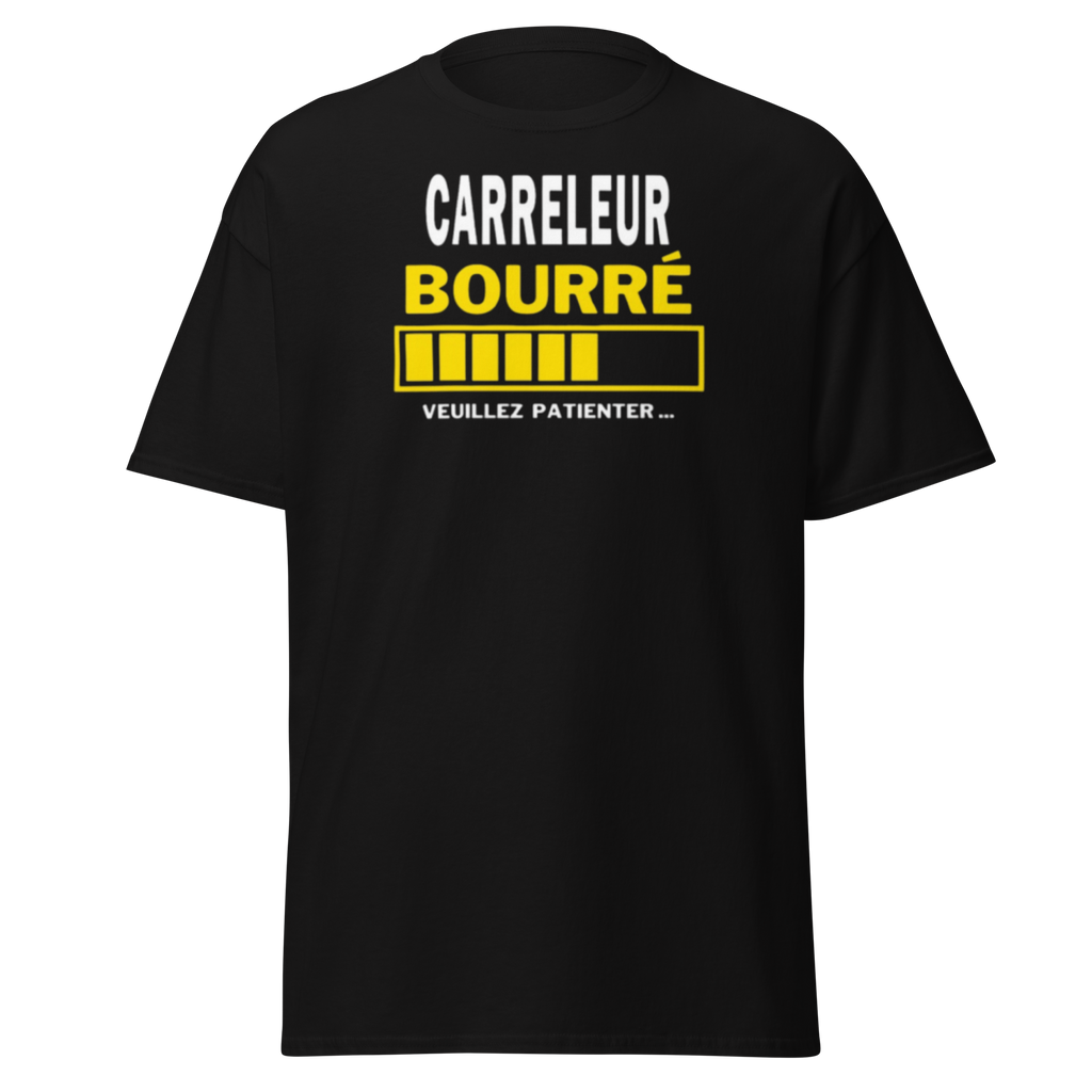 T-SHIRT CARRELEUR BOURRÉ