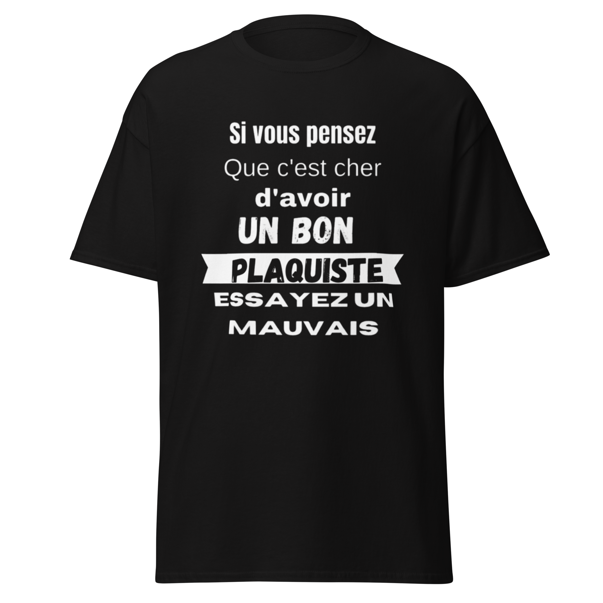 T-SHIRT PLAQUISTE