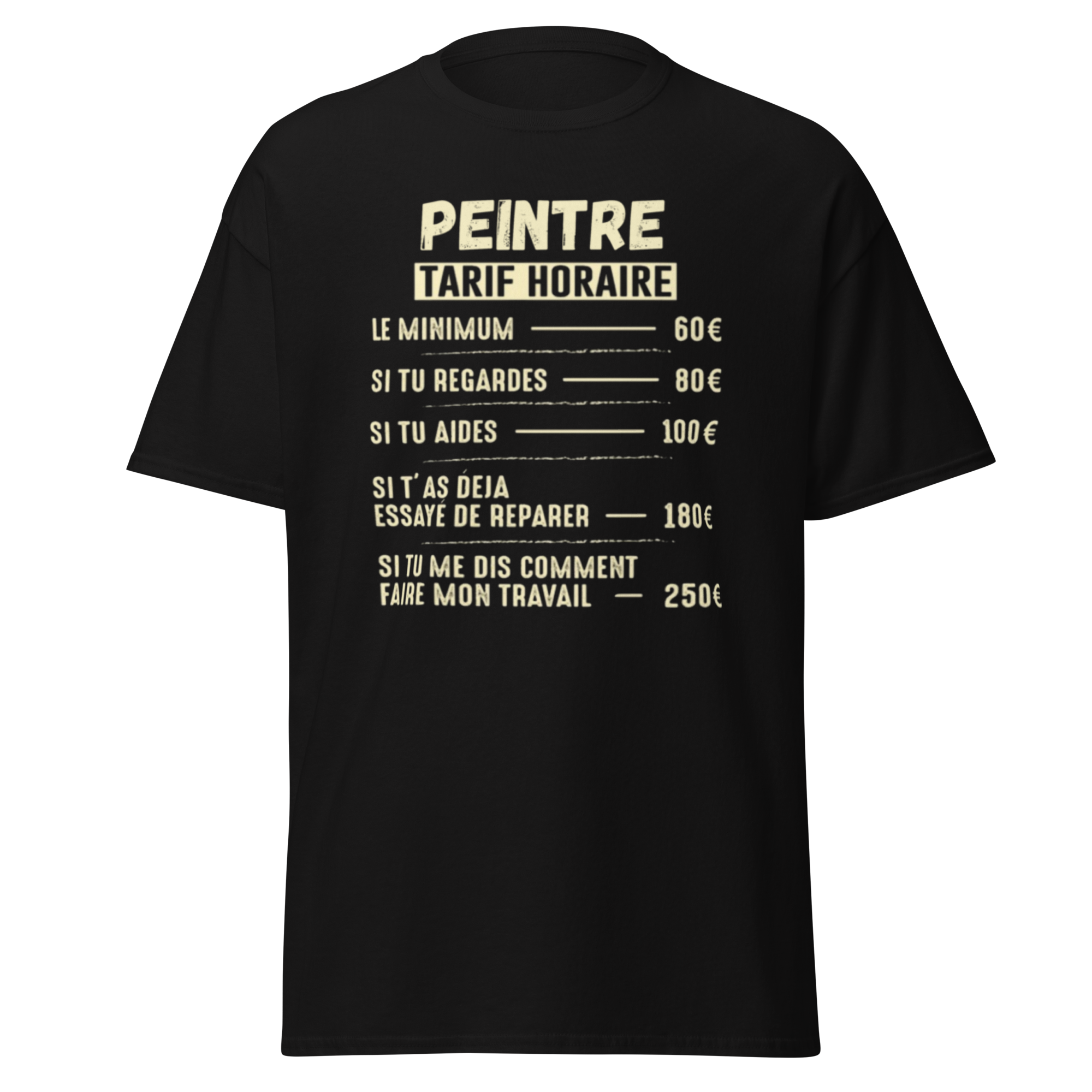 T-SHIRT TARIF HORAIRE