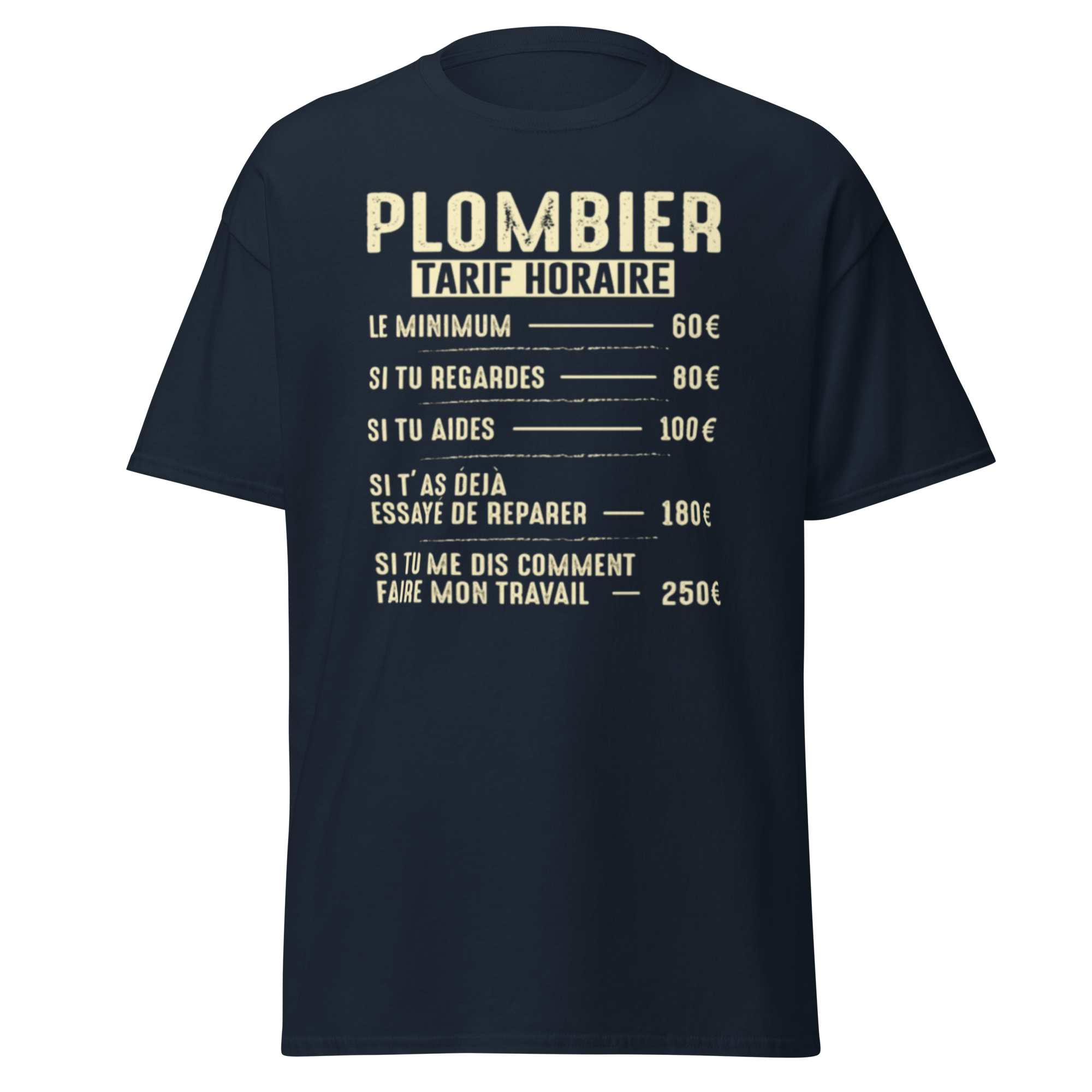 T-SHIRT FORFAIT HORAIRE