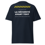 T-SHIRT LA SÉCURITÉ AVANT TOUT