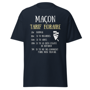 T-SHIRT MAÇON TARIF HORAIRE