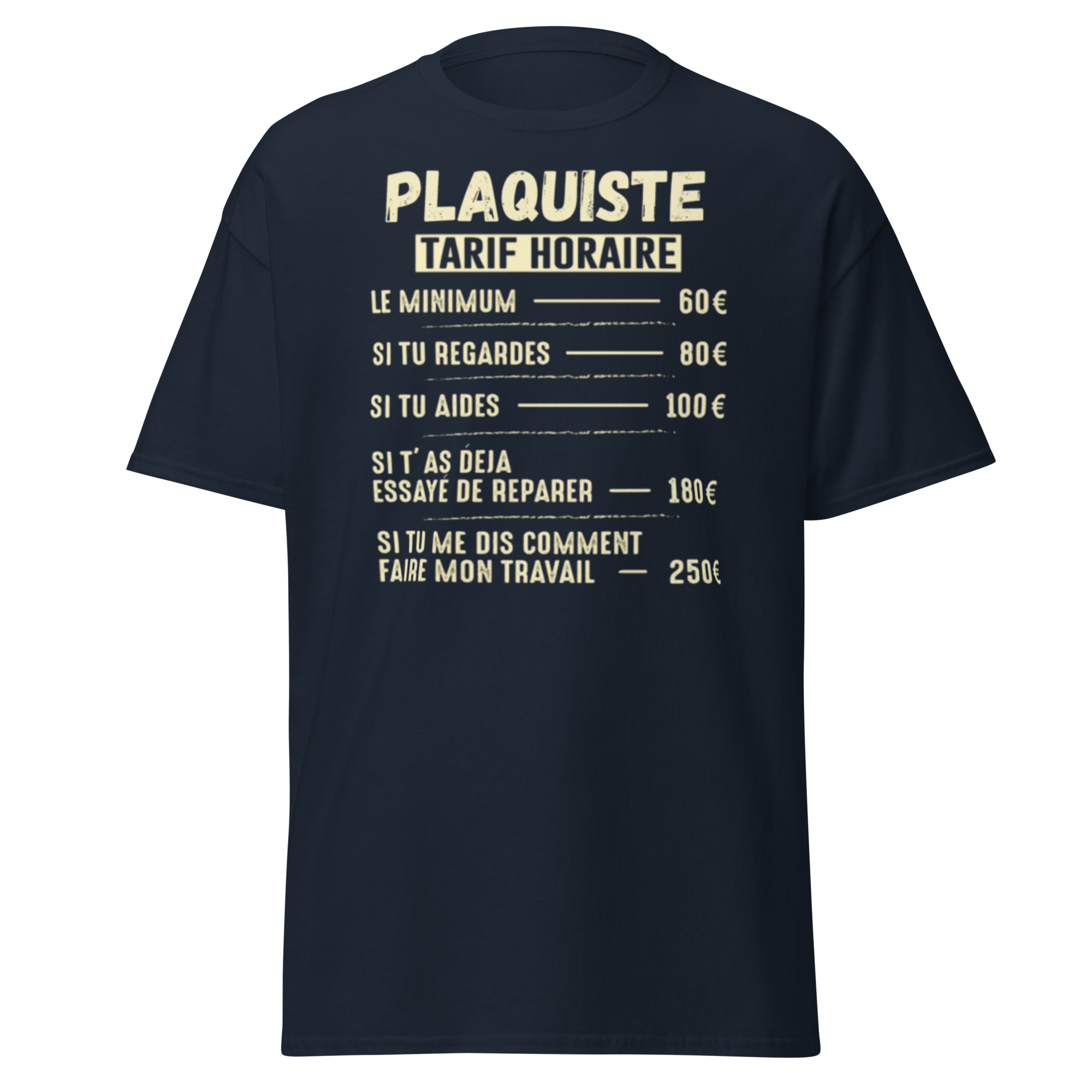 T-SHIRT TARIF HORAIRE