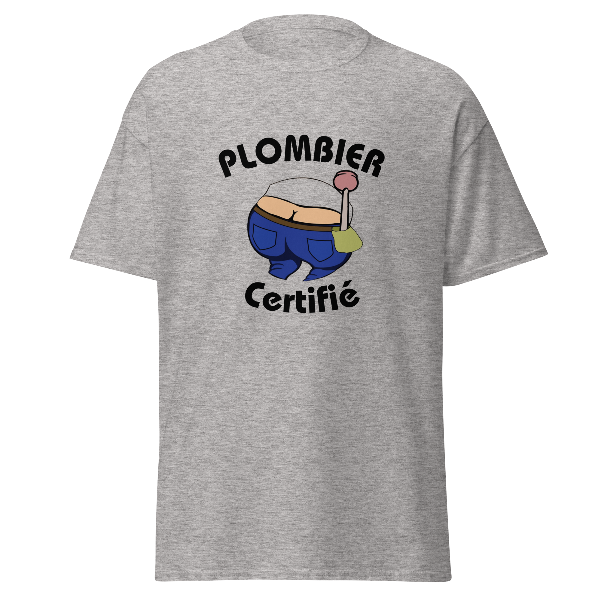 T-SHIRT PLOMBIER CERTIFIÉ