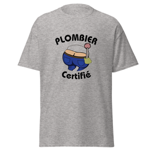 T-SHIRT PLOMBIER CERTIFIÉ