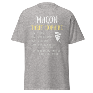 T-SHIRT MAÇON TARIF HORAIRE