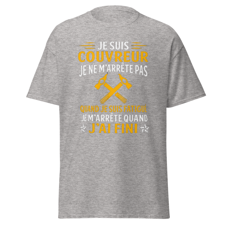 T-SHIRT JE SUIS COUVREUR
