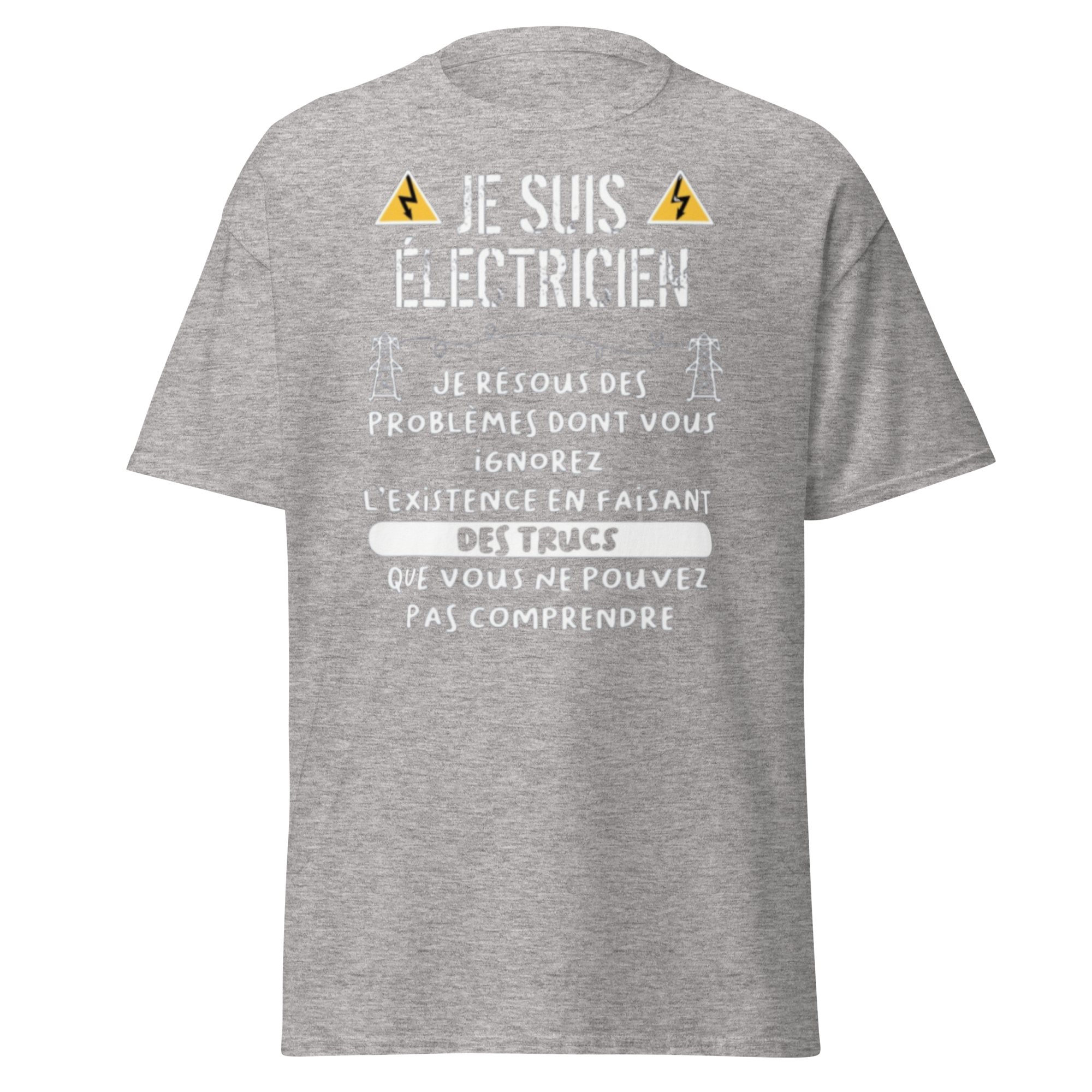 T-SHIRT JE SUIS ÉLECTRICIEN