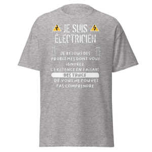 T-SHIRT JE SUIS ÉLECTRICIEN