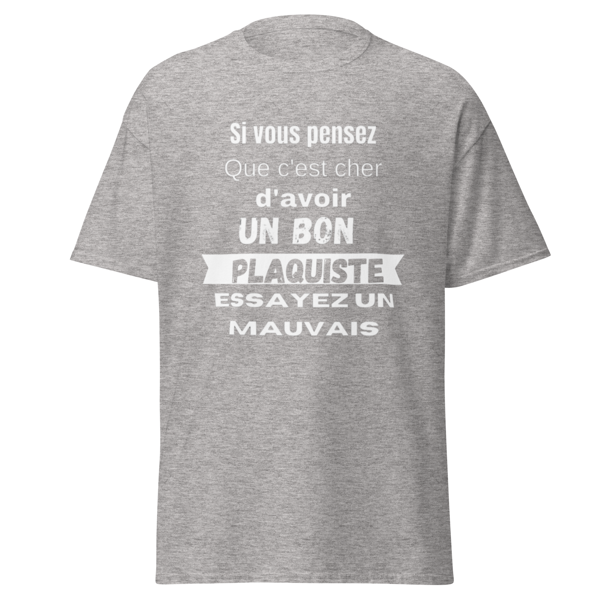 T-SHIRT PLAQUISTE