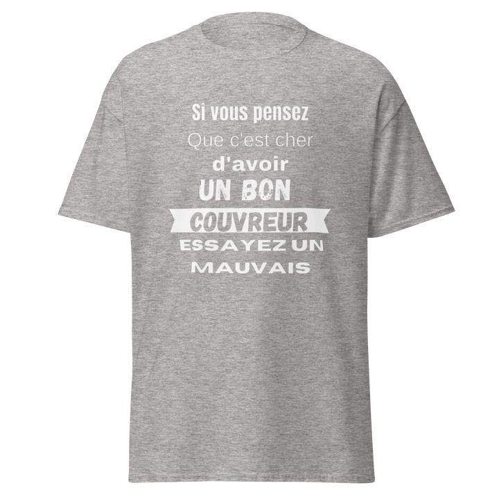 T-SHIRT COUVREUR SI VOUS PENSEZ QUE