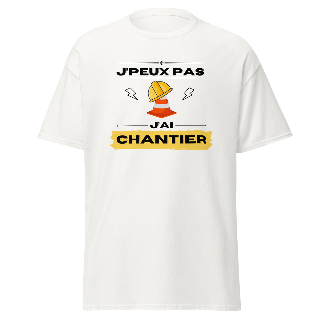 T-SHIRT "J'AI CHANTIER"