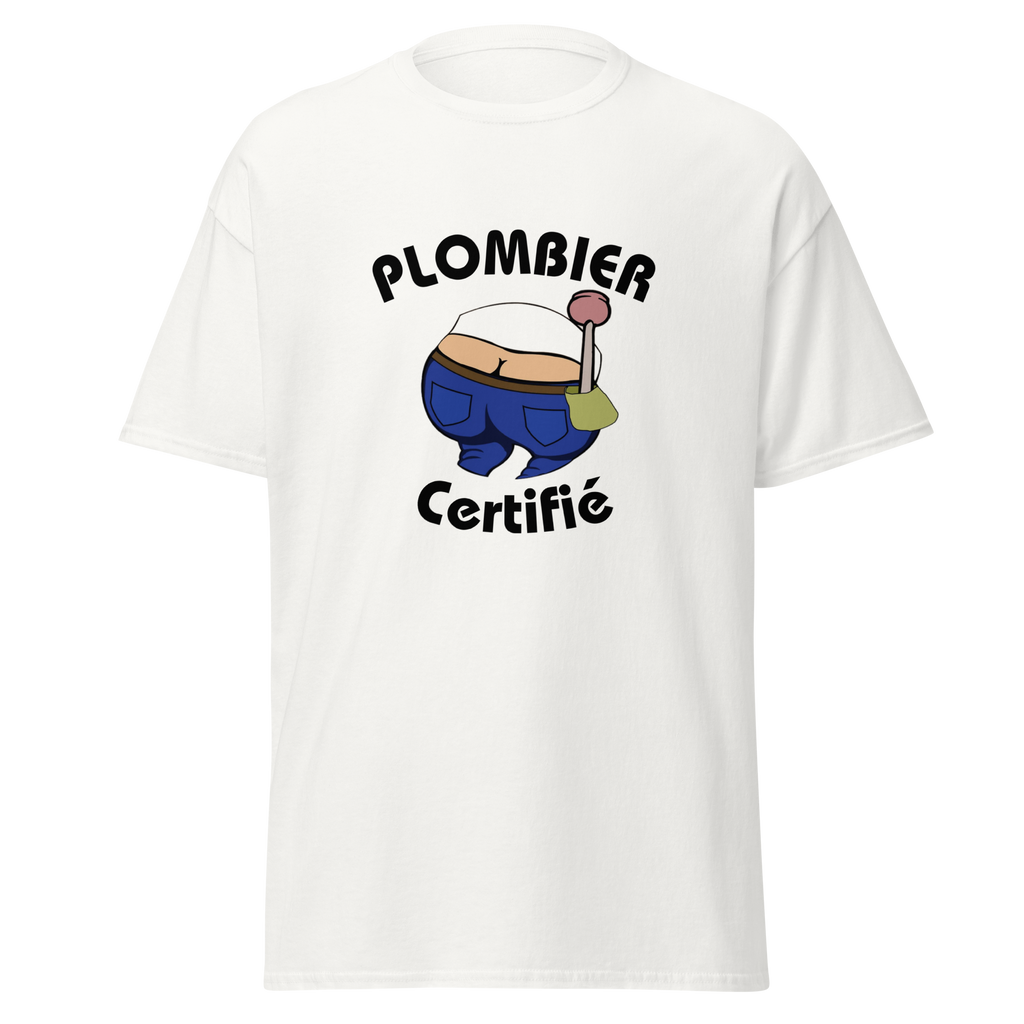 T-SHIRT PLOMBIER CERTIFIÉ