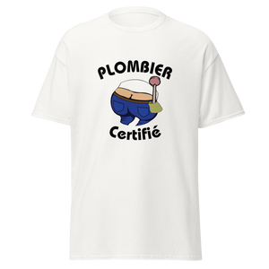 T-SHIRT PLOMBIER CERTIFIÉ