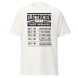 T-SHIRT TARIF HORAIRE