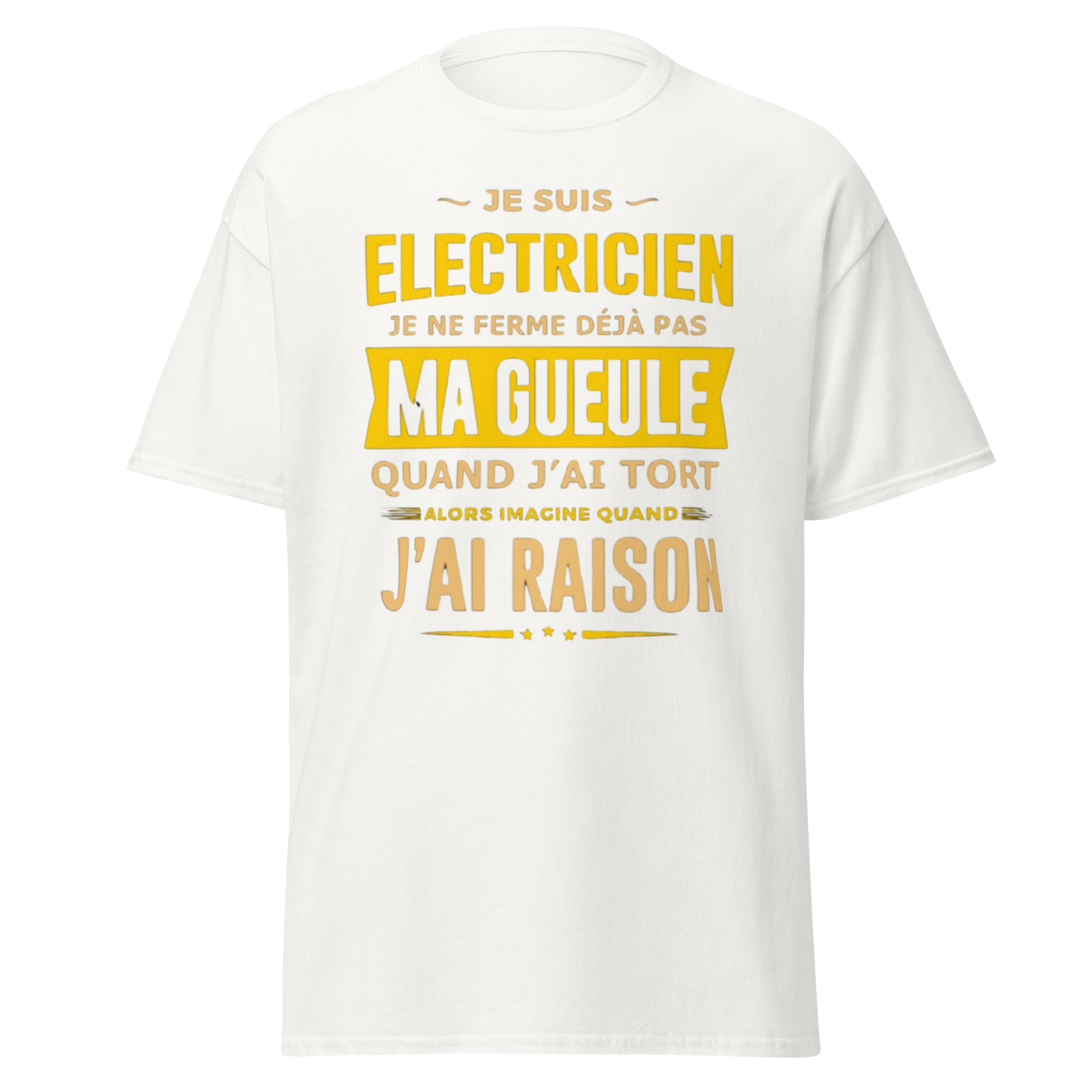 T-SHIRT JE SUIS ÉLECTRICIEN