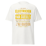 T-SHIRT JE SUIS ÉLECTRICIEN