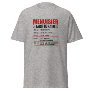 T-SHIRT MENUISIER TARIF HORAIRE