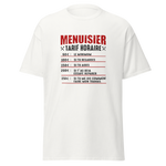 T-SHIRT MENUISIER TARIF HORAIRE