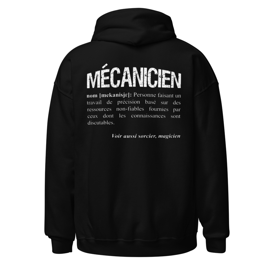 SWEAT À CAPUCHE MÉCANICIEN