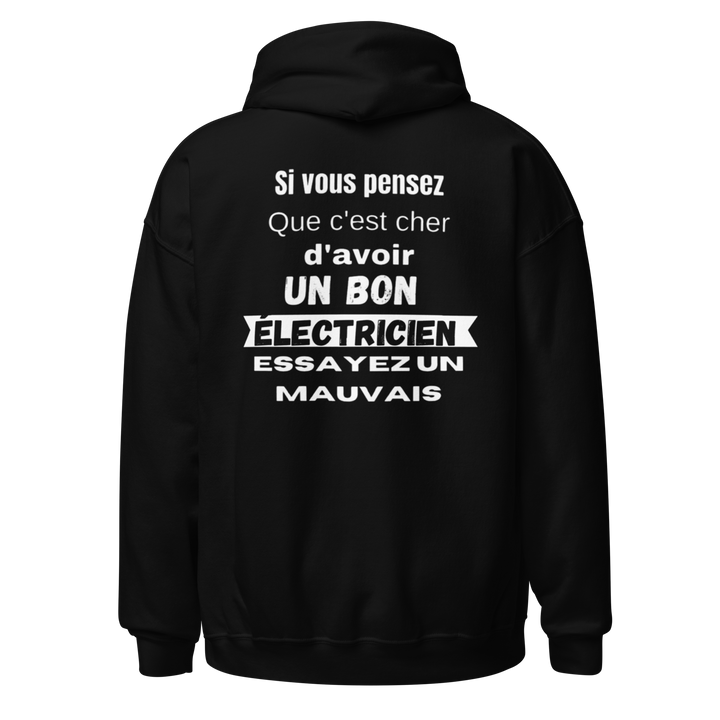 SWEAT À CAPUCHE ÉLECTRICIEN SI VOUS PENSEZ QUE