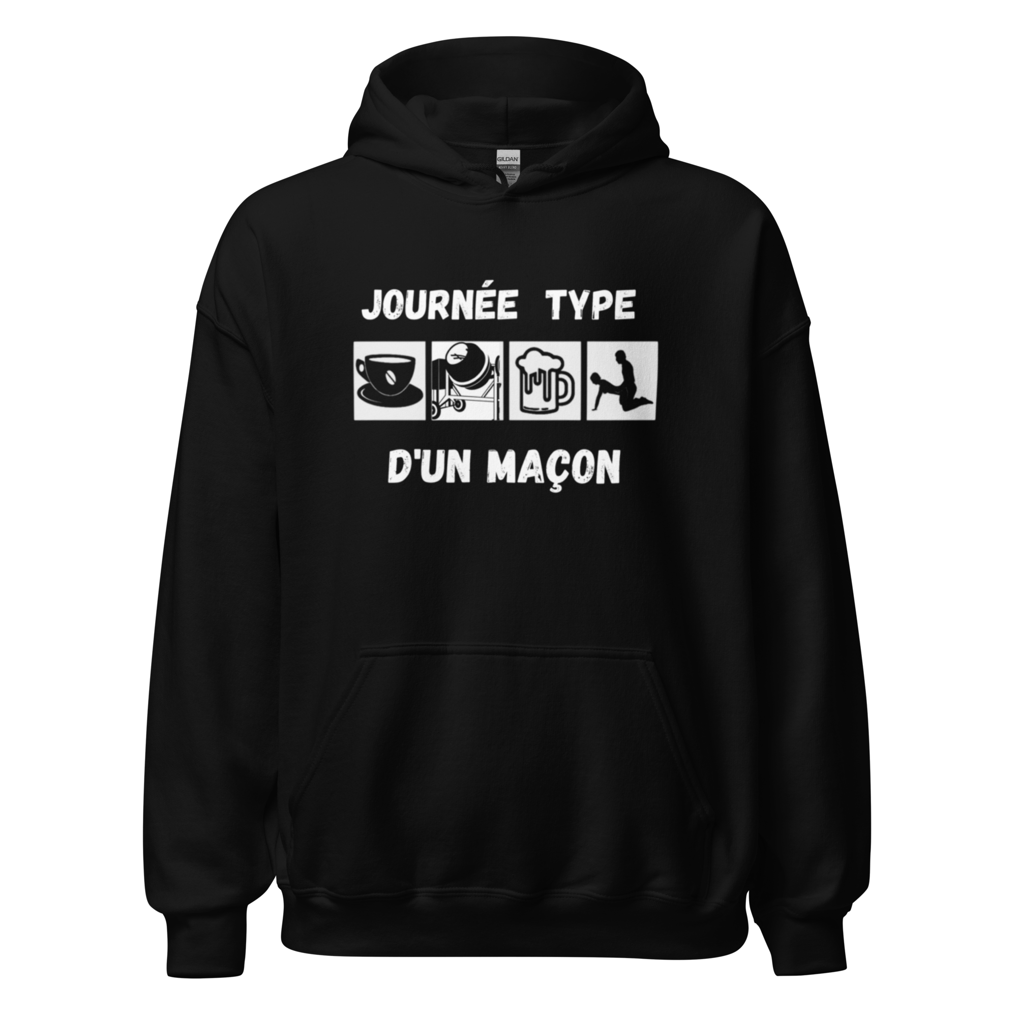 SWEAT À CAPUCHE MAÇON