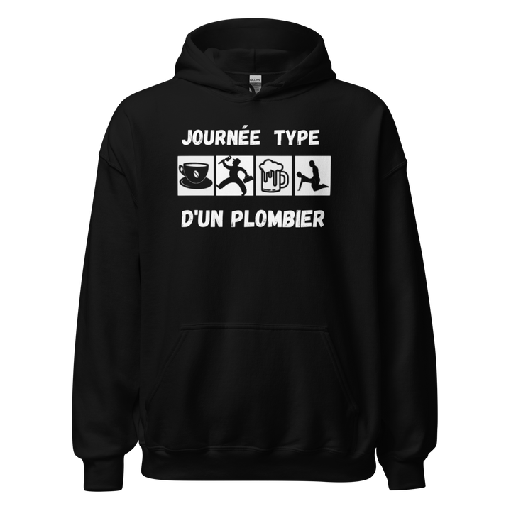 SWEAT À CAPUCHE PLOMBIER JOURNEE TYPE