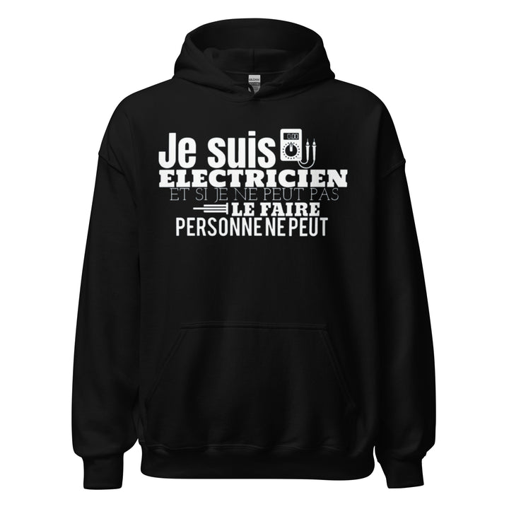 SWEAT À CAPUCHE ÉLECTRICIEN JE SUIS ELECTRICIEN