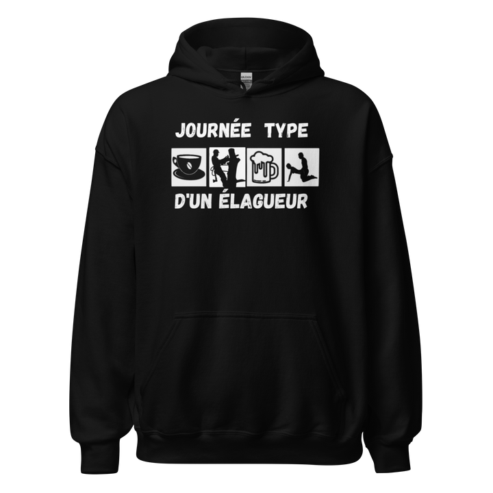 SWEAT À CAPUCHE ÉLAGUEUR JOURNEE TYPE