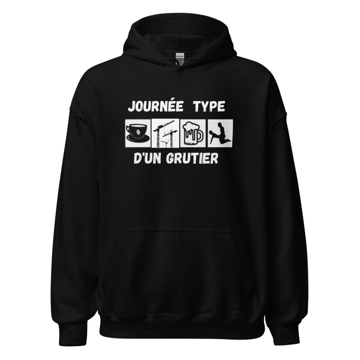 SWEAT À CAPUCHE GRUTIER JOURNNE TYPE