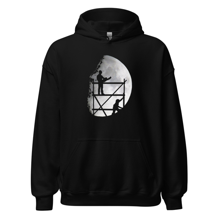 SWEAT À CAPUCHE ÉCHAFAUDEUR LUNE