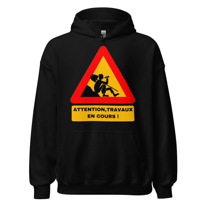 SWEAT À CAPUCHE BTP CHANTIER EN COURS