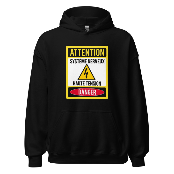 SWEAT À CAPUCHE ÉLECTRICIEN SOUS HAUTE TENSION