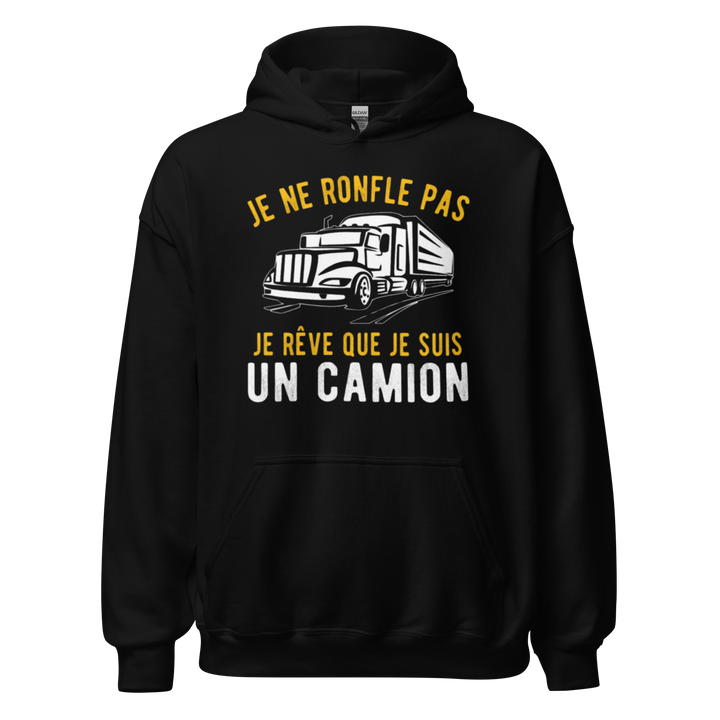 SWEAT À CAPUCHE JE RONFLE PAS
