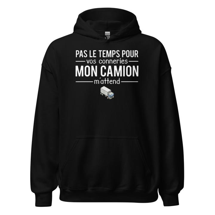 SWEAT À CAPUCHE MON CAMION M'ATTEND