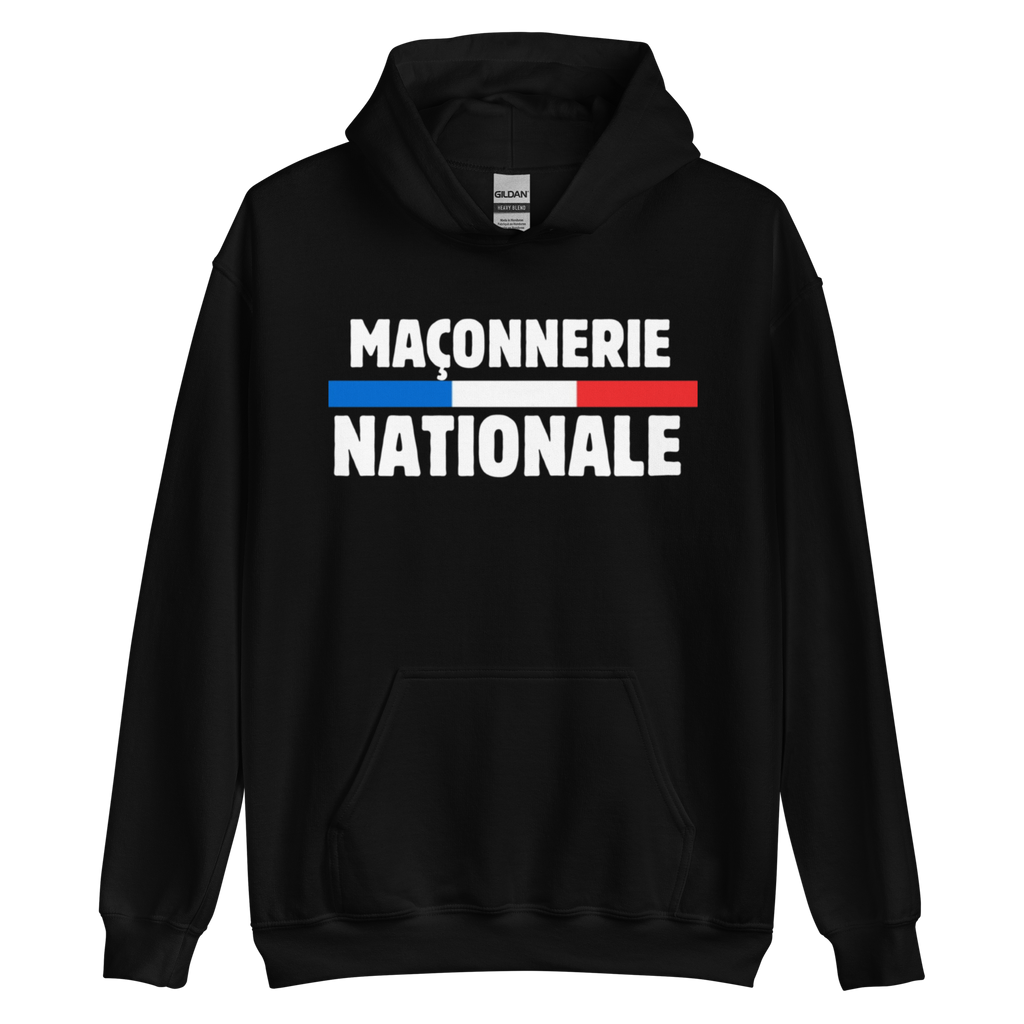 SWEAT À CAPUCHE MACONNERIE NATIONALE