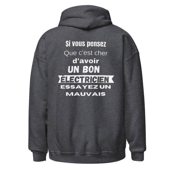 SWEAT À CAPUCHE ÉLECTRICIEN SI VOUS PENSEZ QUE