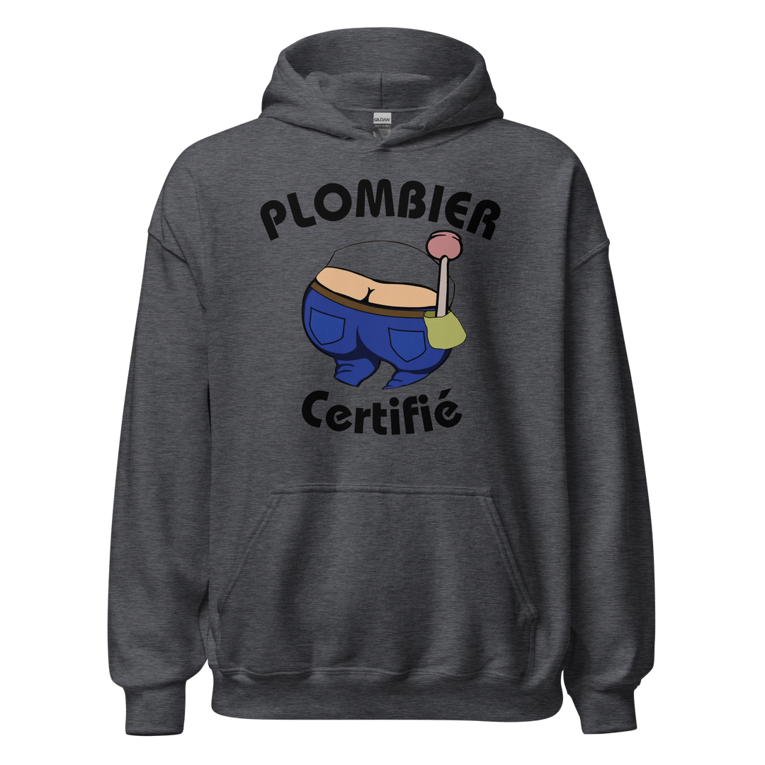 SWEAT À CAPUCHE PLOMBIER CERTIFIE