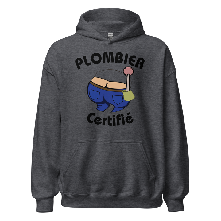 SWEAT À CAPUCHE PLOMBIER CERTIFIE