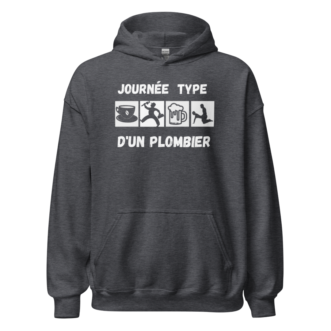 SWEAT À CAPUCHE PLOMBIER JOURNEE TYPE