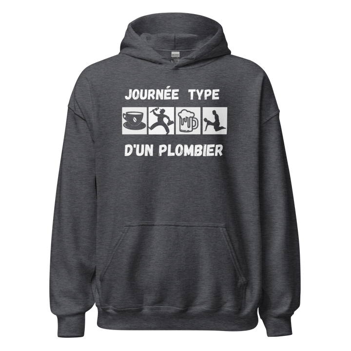 SWEAT À CAPUCHE PLOMBIER JOURNEE TYPE