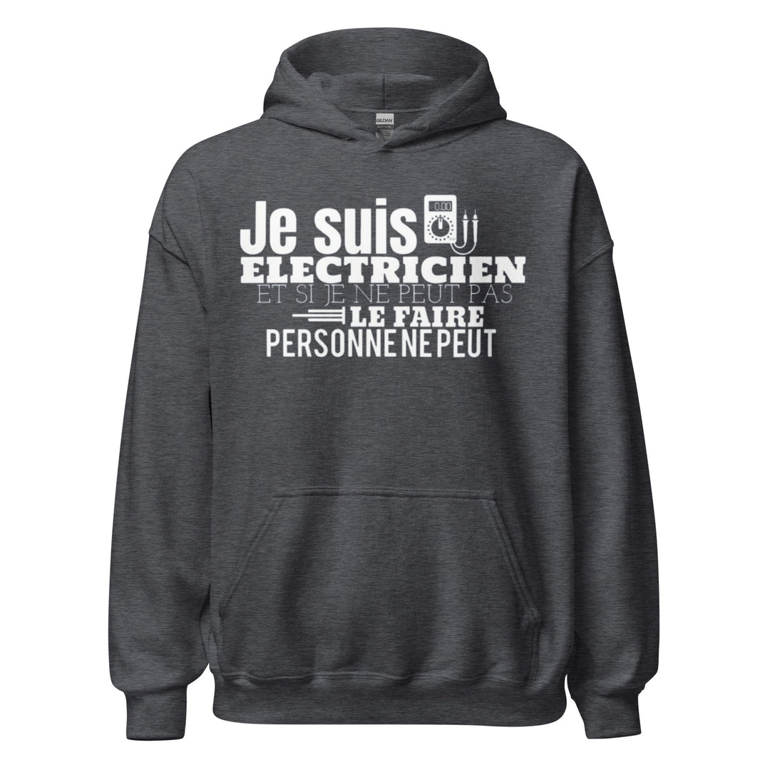 SWEAT À CAPUCHE ÉLECTRICIEN JE SUIS ELECTRICIEN