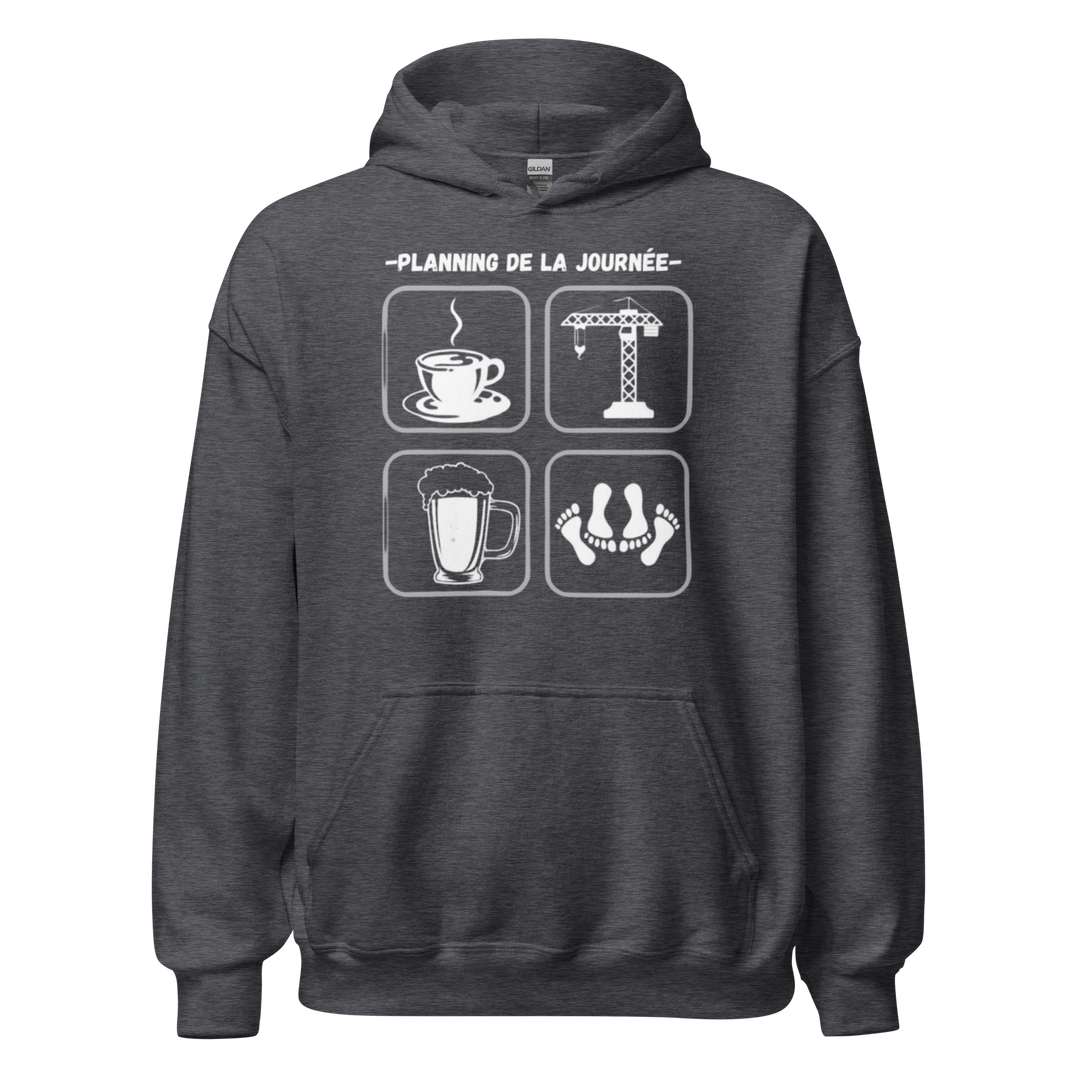 SWEAT À CAPUCHE GRUTIER PLANNING