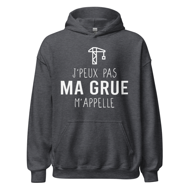 SWEAT À CAPUCHE GRUTIER JE PEUX PAS