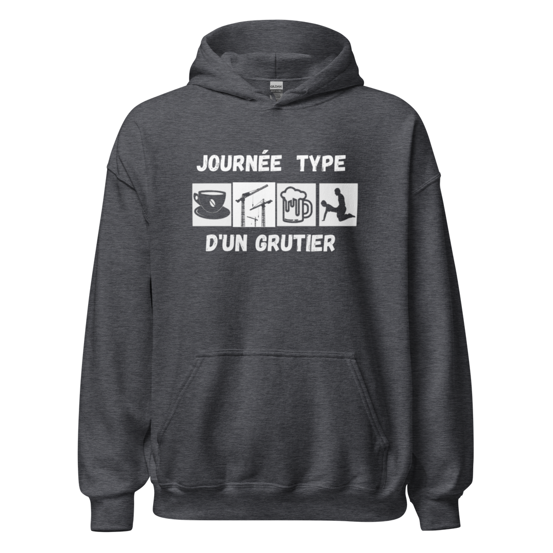 SWEAT À CAPUCHE GRUTIER JOURNNE TYPE