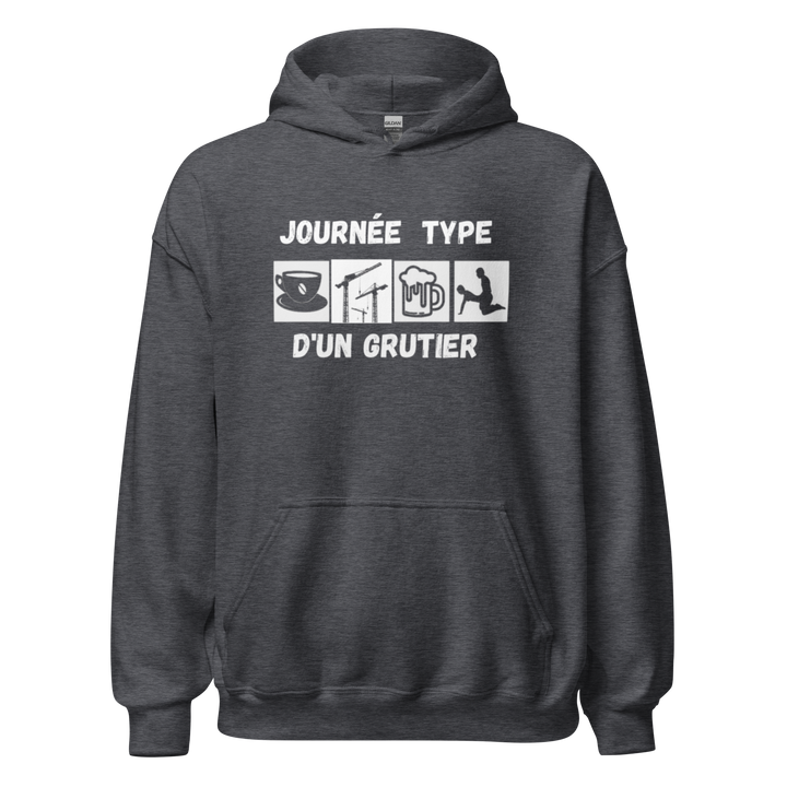 SWEAT À CAPUCHE GRUTIER JOURNNE TYPE